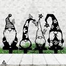 Garden gnome set/American Steel Designs