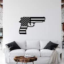 Pistol metal art