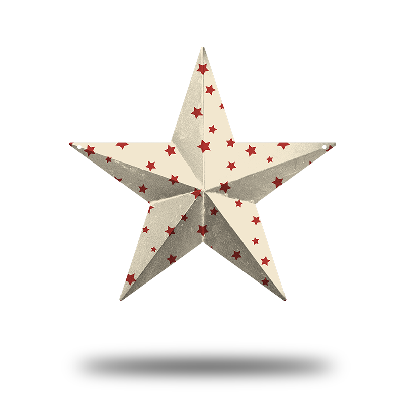 Dimensional Star- UV Print