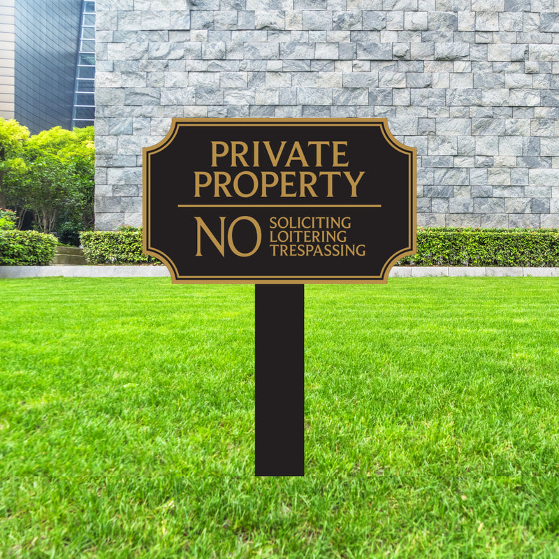 Private Property Stake- UV Print