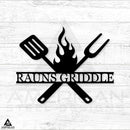 Personalized Grill Sign