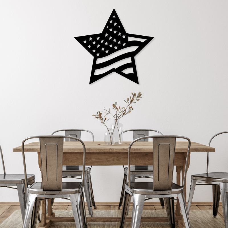 America Flag Star
