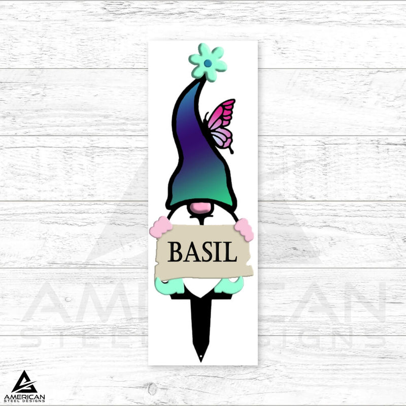 Colorful Steel Garden Plant Gnomes (Promotion)
