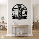 Bear Standing Nature Monogram