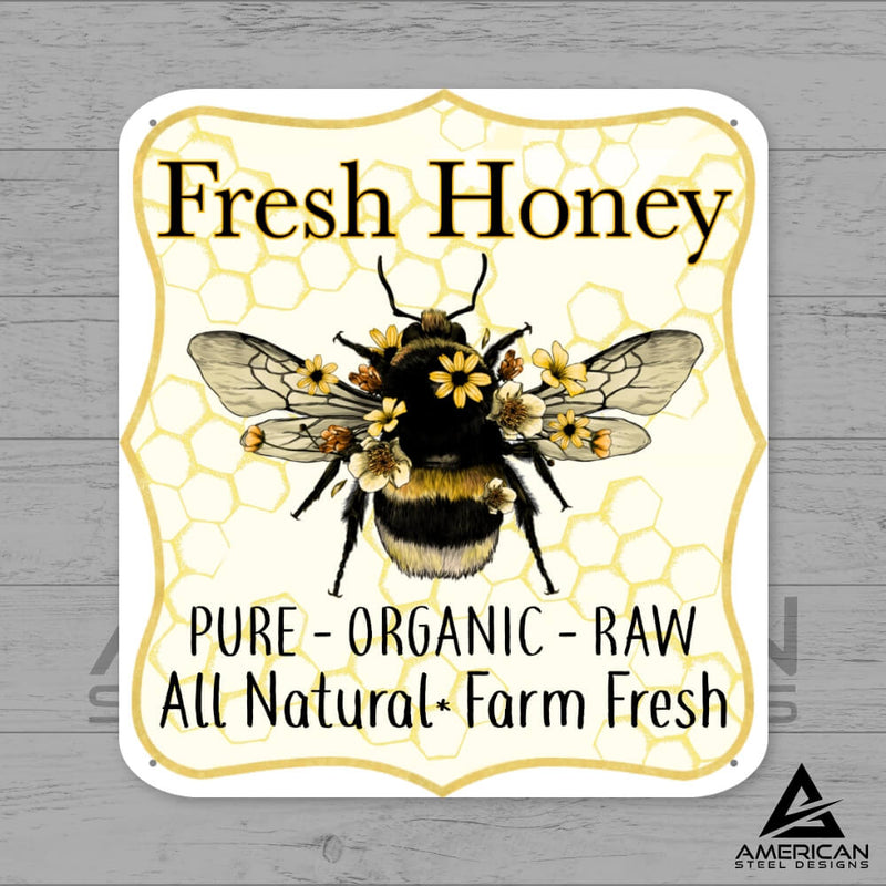 "Fresh Honey" Steel UV Print