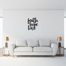 Cursive Faith Hope Love Sign - American Steel Designs