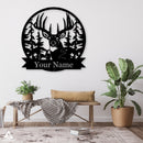 Deer Forest Nature Monogram