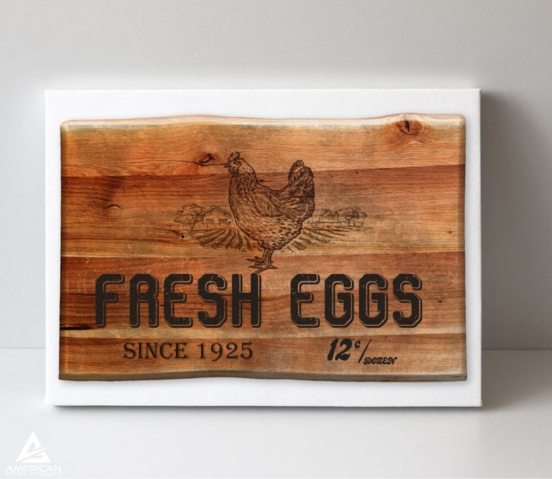 Fresh Eggs Canvas Print