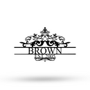 Elegant Family Home Address Sign