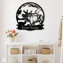 Elk Nature Monogram