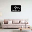 Faith Hope Love Sign - American Steel Designs