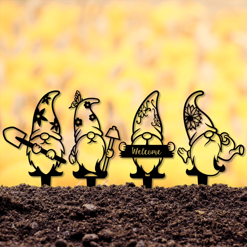 Farmer Gnome Stakes Set