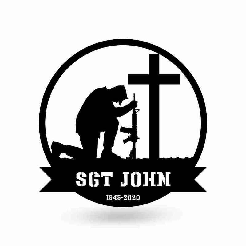 Fallen Soldier Memorial Monogram