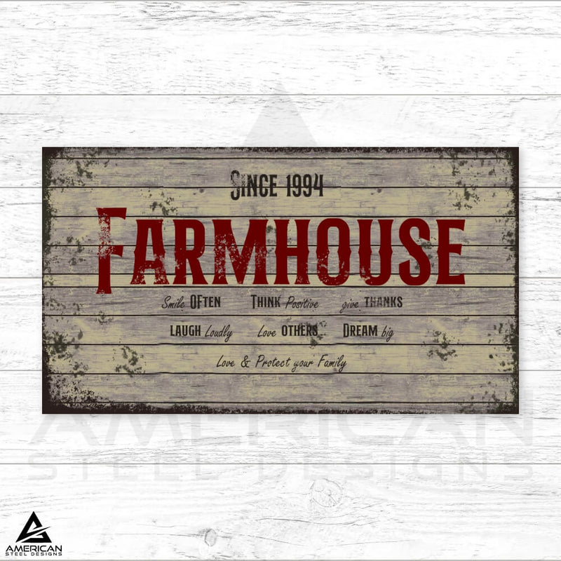 Farmhouse Steel Print