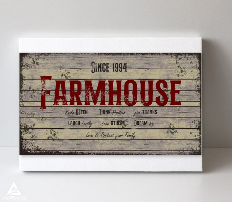 Farmhouse Canvas Print