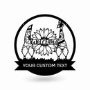 Sunflower Garden Gnome Monogram