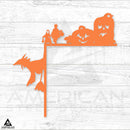 Halloween Door Corners 6 Pack (Orange & Black Powder Coated)