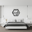 Live Laugh Love Hexagon Sign - American Steel Designs