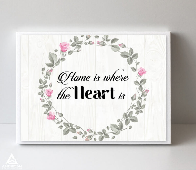 Home Is Where The Heart Is Canvas Print