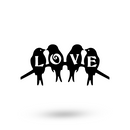 Love Bird Sign - American Steel Designs