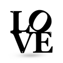 Love Stack Sign - American Steel Designs