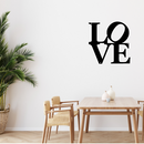 Love Stack Sign - American Steel Designs