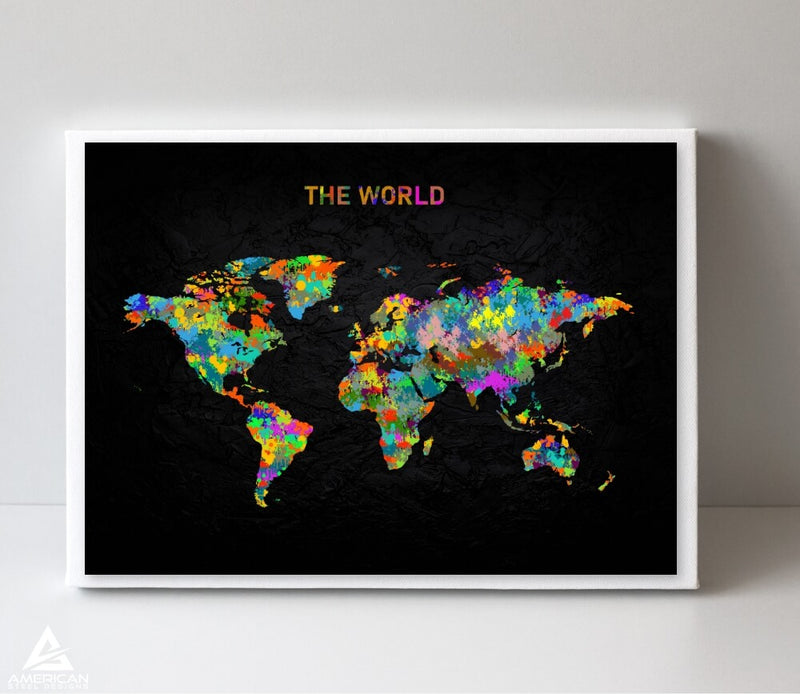 World Map Canvas Print