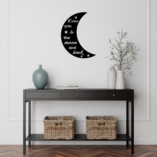 Moon Love Sign - American Steel Designs