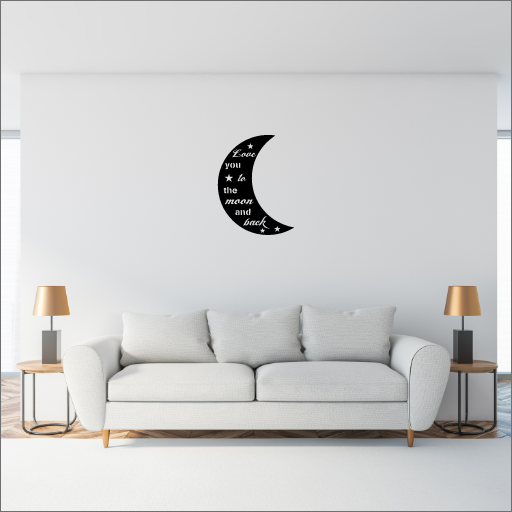 Moon Love Sign - American Steel Designs