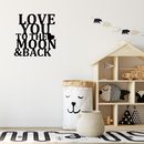 Moon & Back Love Sign - American Steel Designs