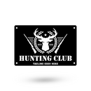 Personalized Trophy Hunting Club Sign
