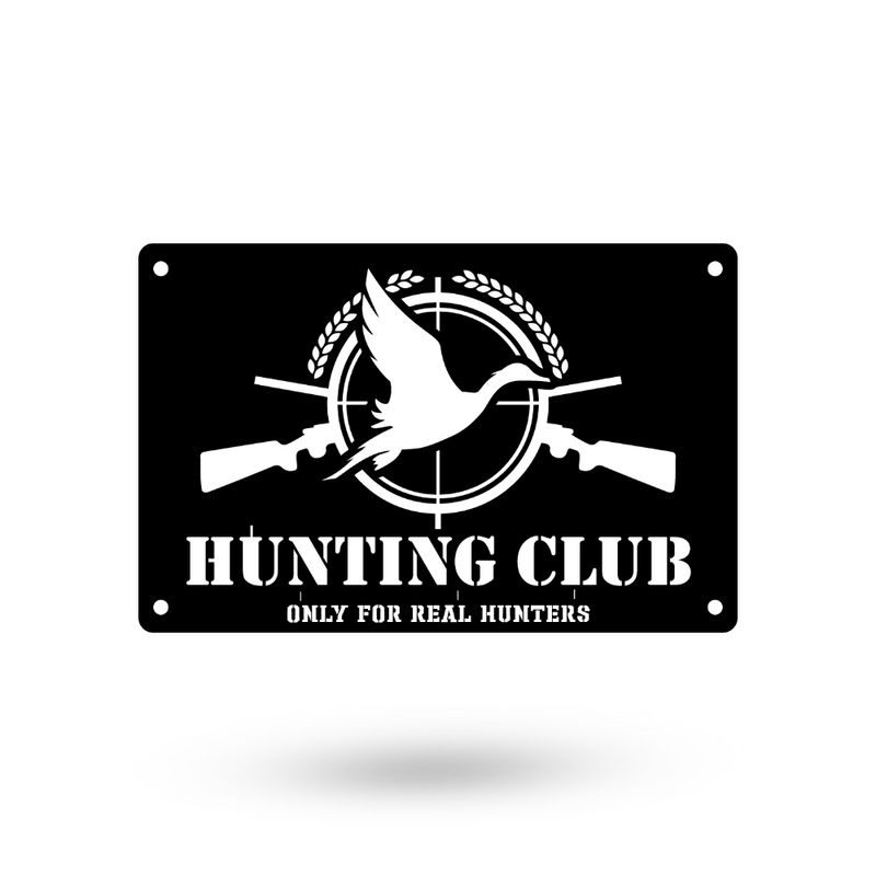 Personalized Bird Hunting Club Sign