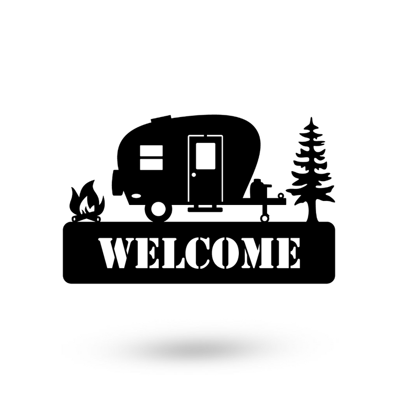 Camper Name Plaque