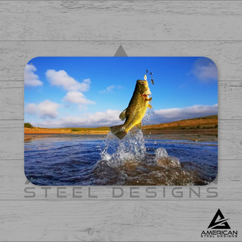 Bass Steel Print