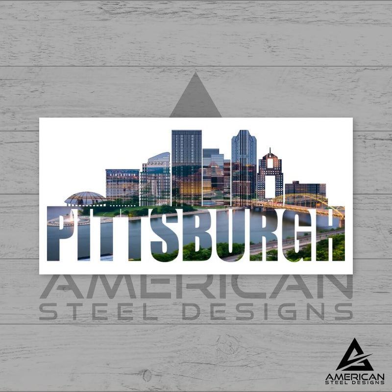 Pittsburgh Skyline Steel Print