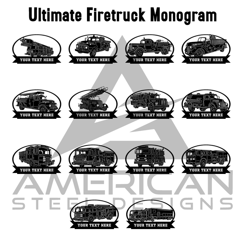 Ultimate Fire Truck Monogram