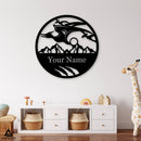 Dinosaur Pterodactyl Side Monogram