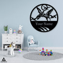 Dinosaur Pterodactyl Front Monogram