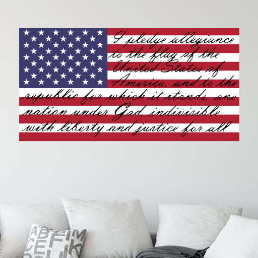 American Allegiance Flag (Red, Blue White)