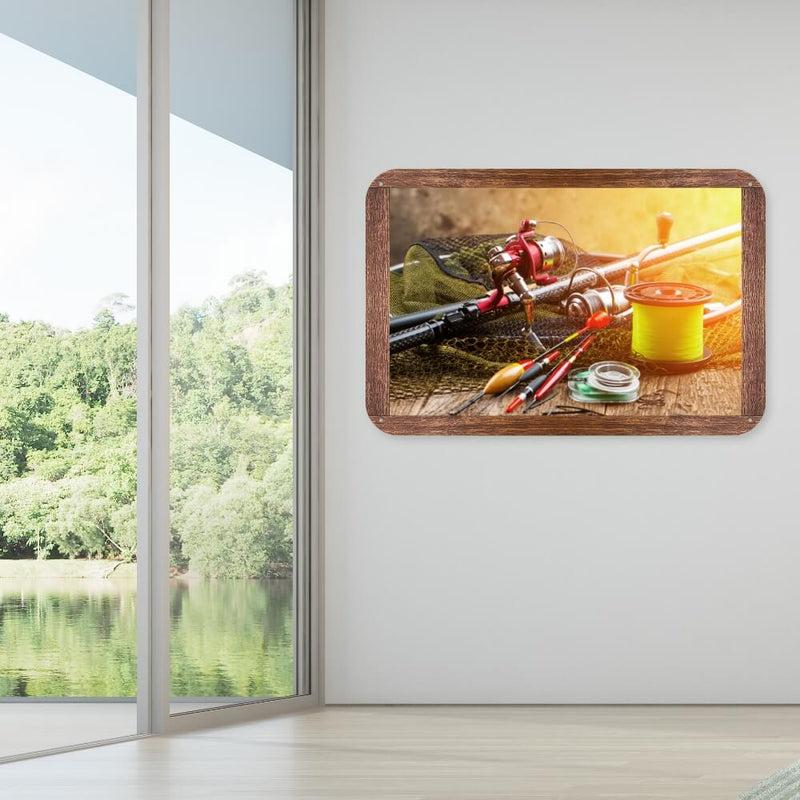 Fishing Tackle Steel Print