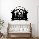 Deer Antler Hunting Sign