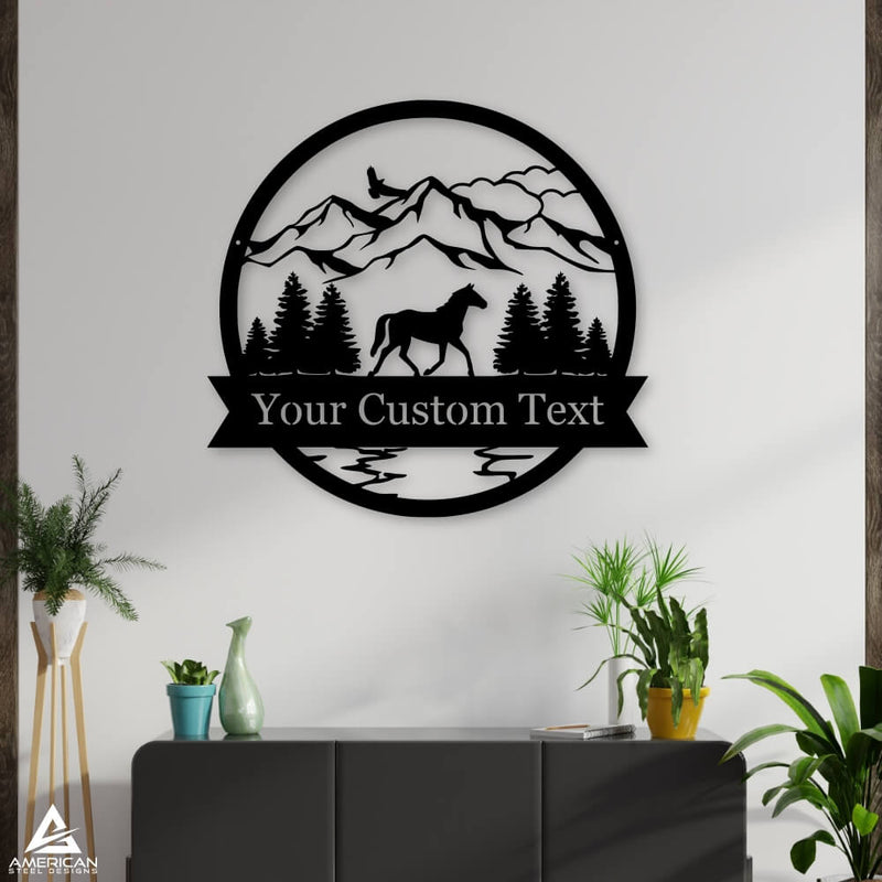 Horse Outdoor Monogram