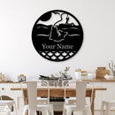Fishing Monogram Sign