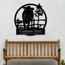 Personalized Farm Cow Monogram