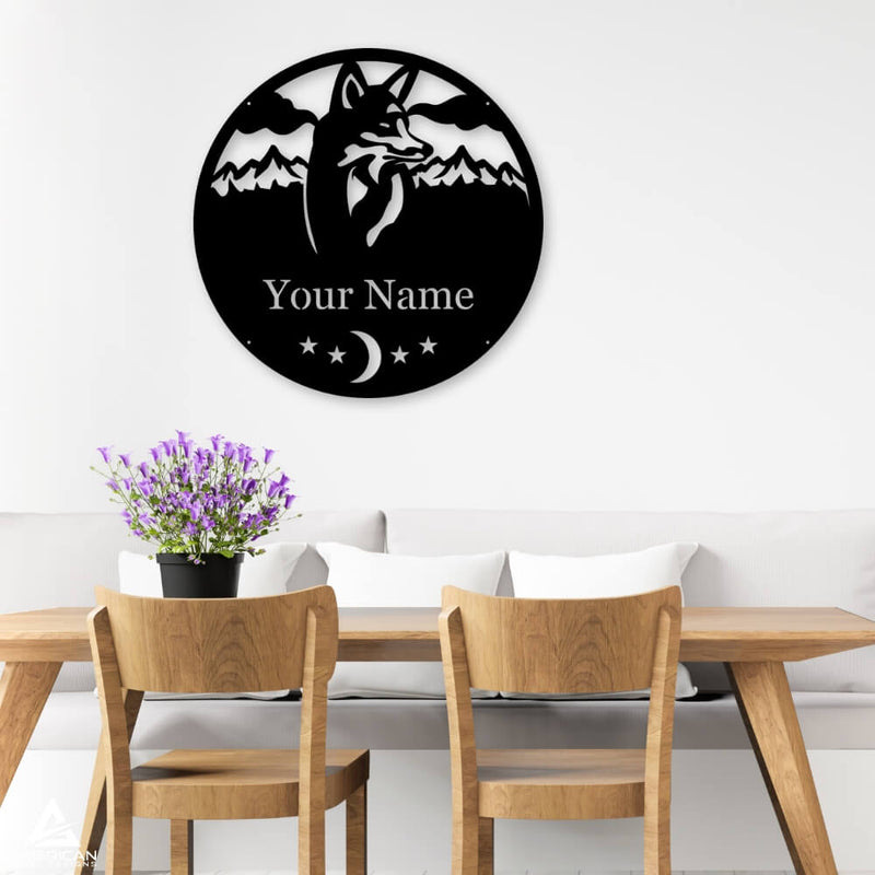 Fox Monogram Sign