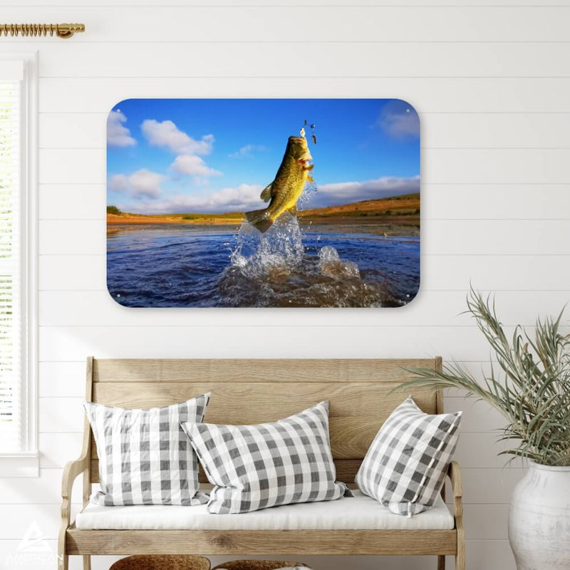 Bass Steel Print