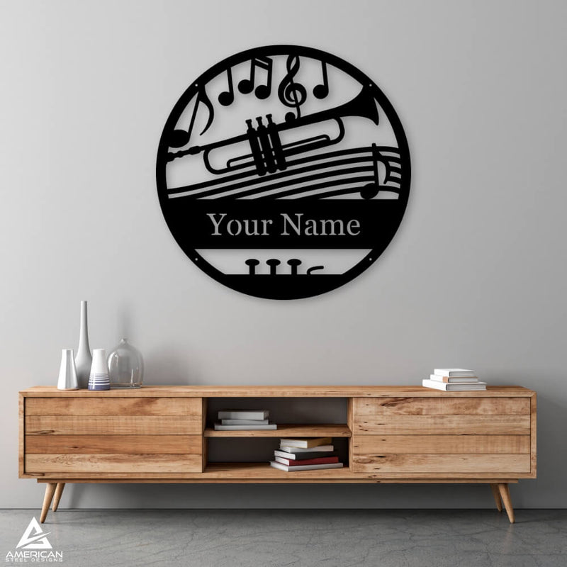 Musical Trumpet Monogram
