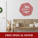 Free Merry Christmas Wreath