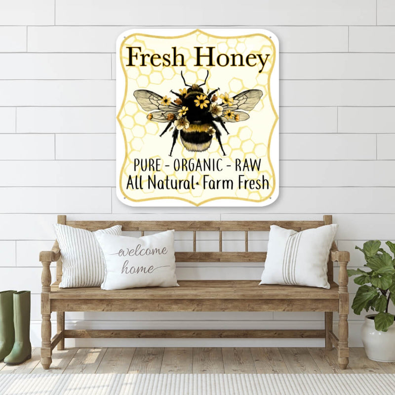 "Fresh Honey" Steel UV Print