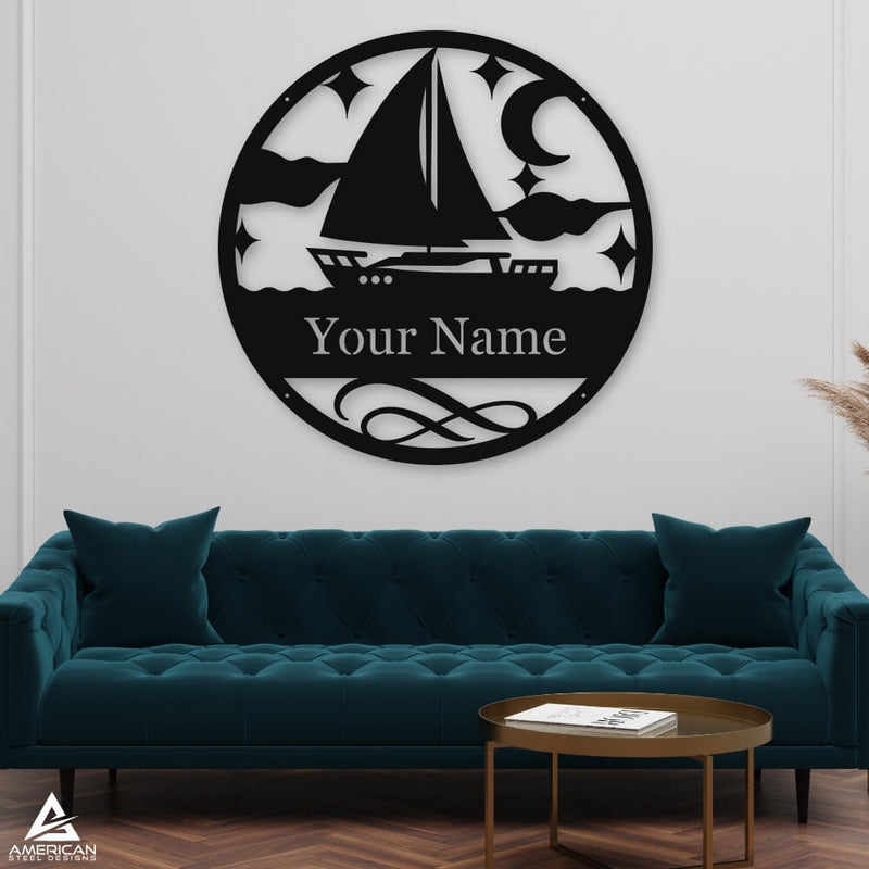 Sailboat Monogram